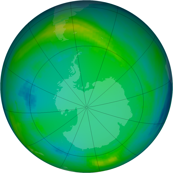 Ozone Map 1982-07-22